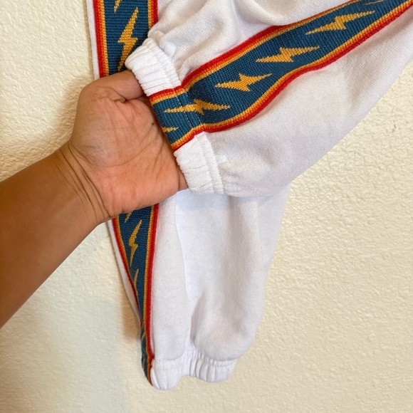 Aviator nation BOLT STRIPE SWEATPANTS - WHITE - Picture 13 of 14